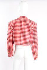 Picnic Houndstooth Crop Jacket