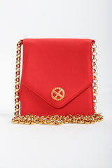 Vintage Escada Mini Crossbody Envelope Bag front at Recess Los Angeles