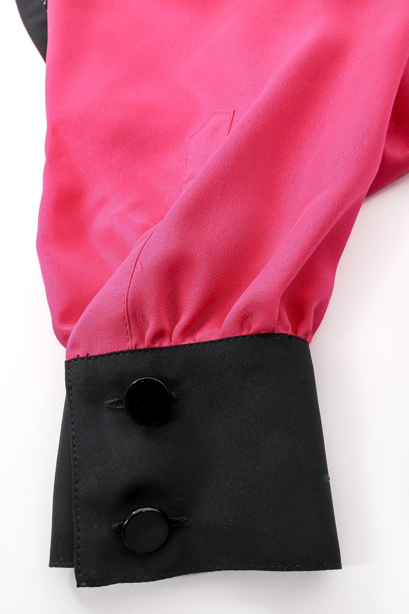 Vintage Escada Shoe Closet Silk Shirt sleeve cuff  at Recess Los Angeles