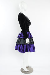 Vintage Escada Couture Velvet Bolero & Dress Set mannequin side @ Recess LA