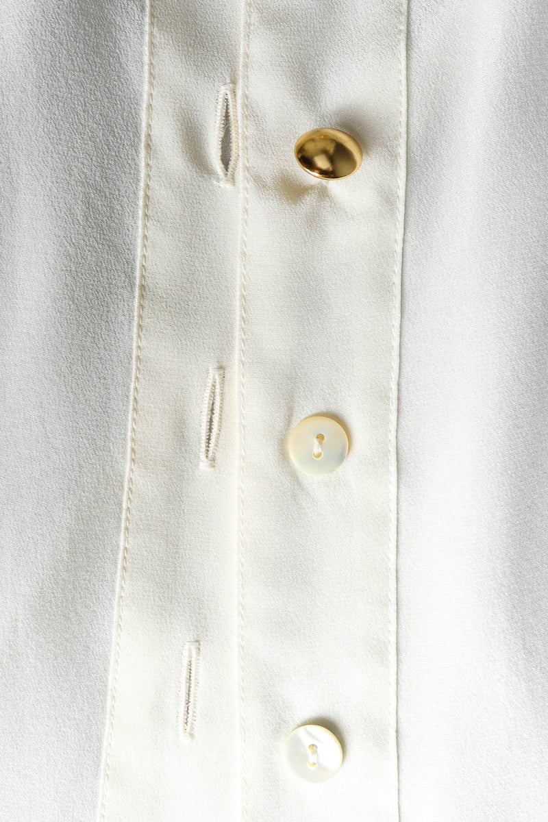 Vintage Escada Silk Soulmate Blouse flat buttons @ Recess Los Angeles