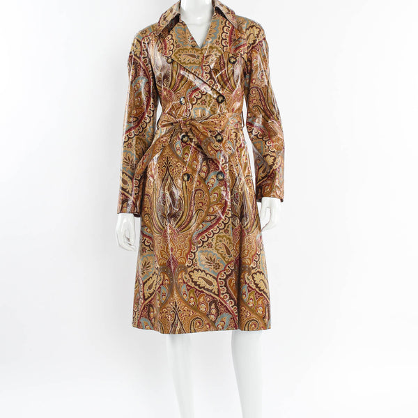 Vintage Etro Paisley Floral Trench Coat – Recess