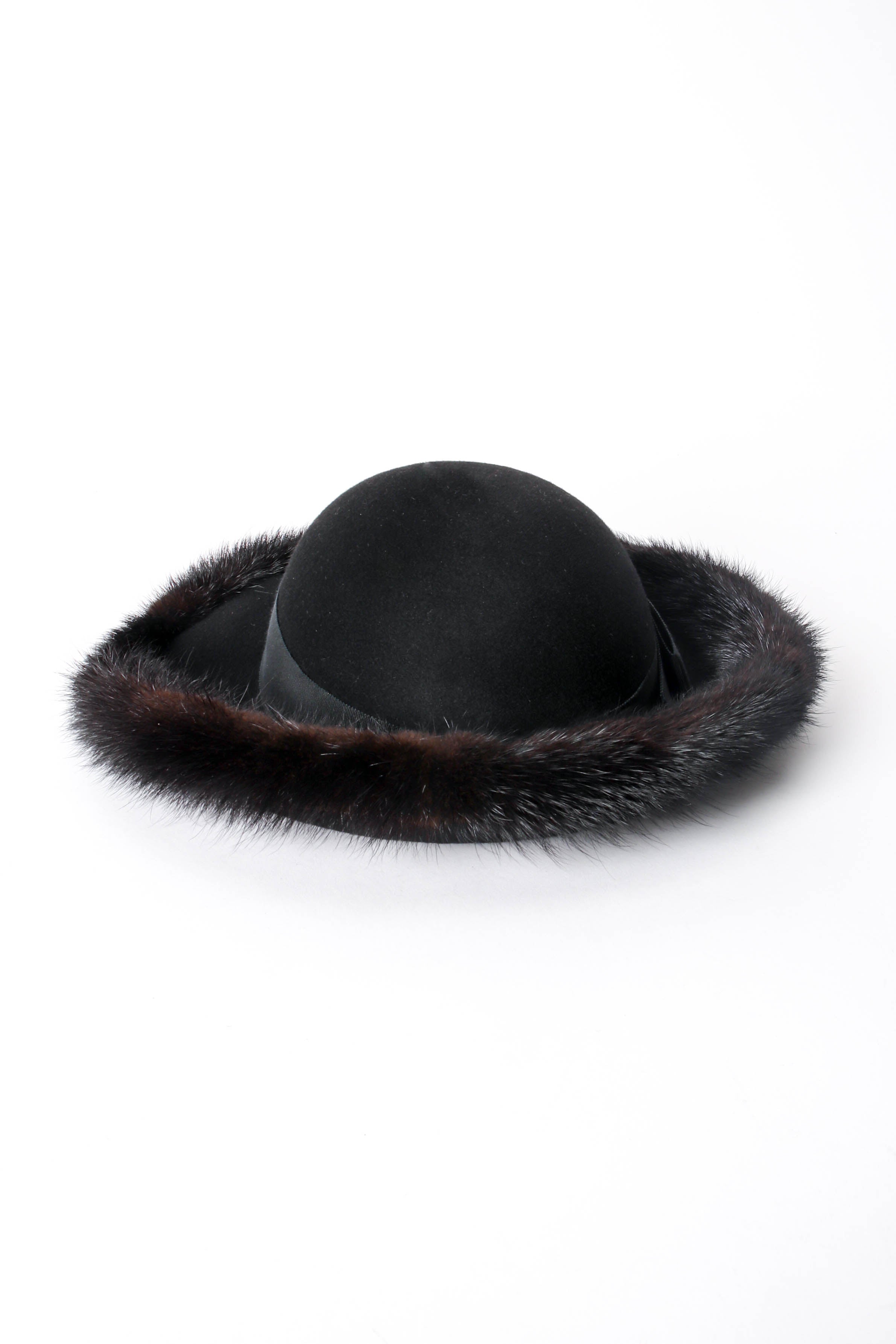 Vintage Mr. John Excello Fur-Trimmed Petite Halo Hat back at Recess Los Angeles
