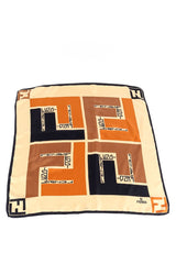 Retro print graphic scarf by Fendi Flat Lay. @recessla