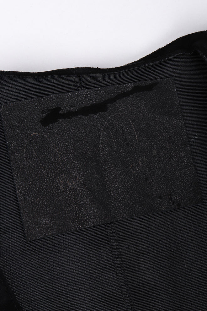 Recess Los Angeles Vintage Terry+Toni Suede Metallic Paint Pour Open Rockstar Jacket