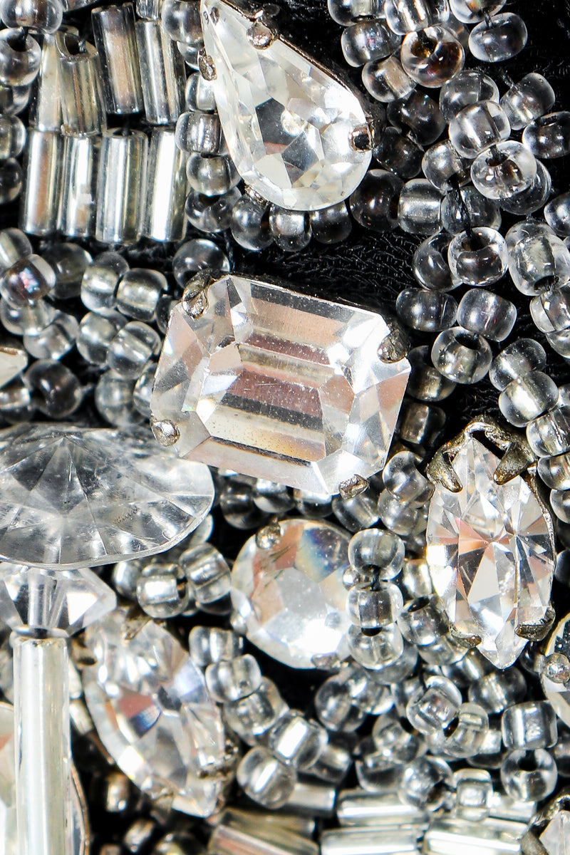 Vintage Felix Arbeo Draped Diamond Bead Waist Gown – Recess