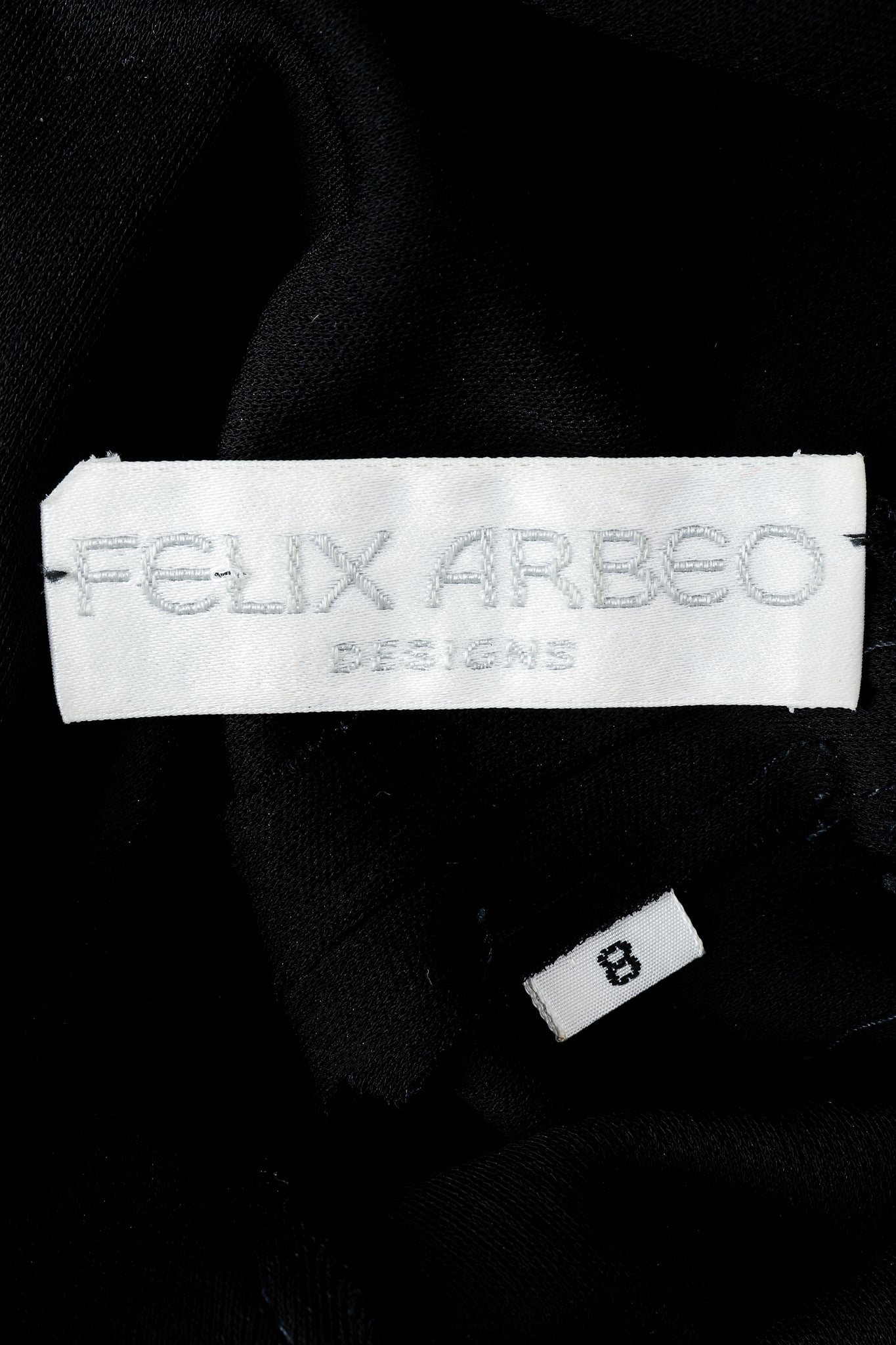 Vintage Felix Arbeo Label on black