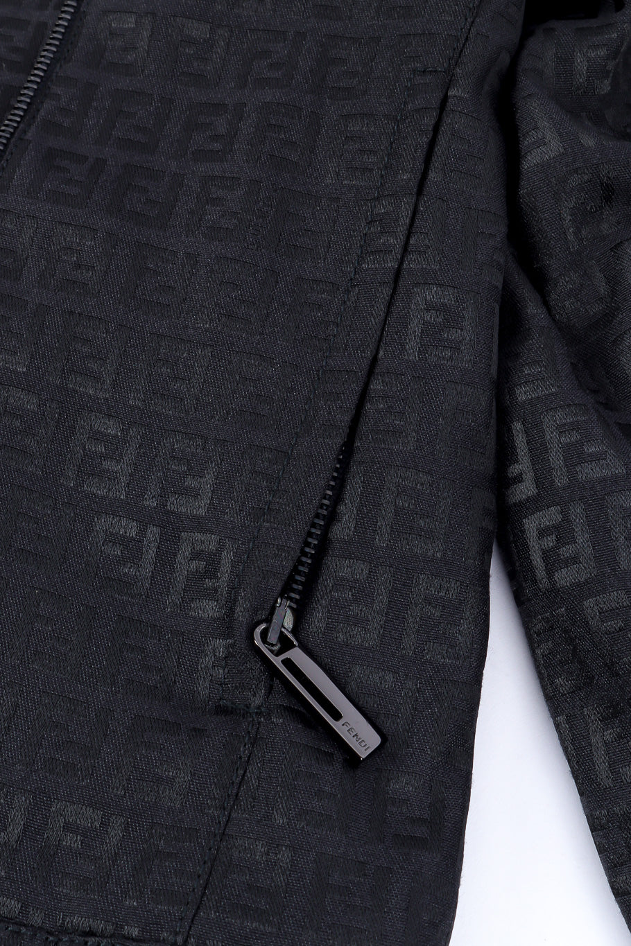 Fendi zucca monogram jacket zipper detail @recessla