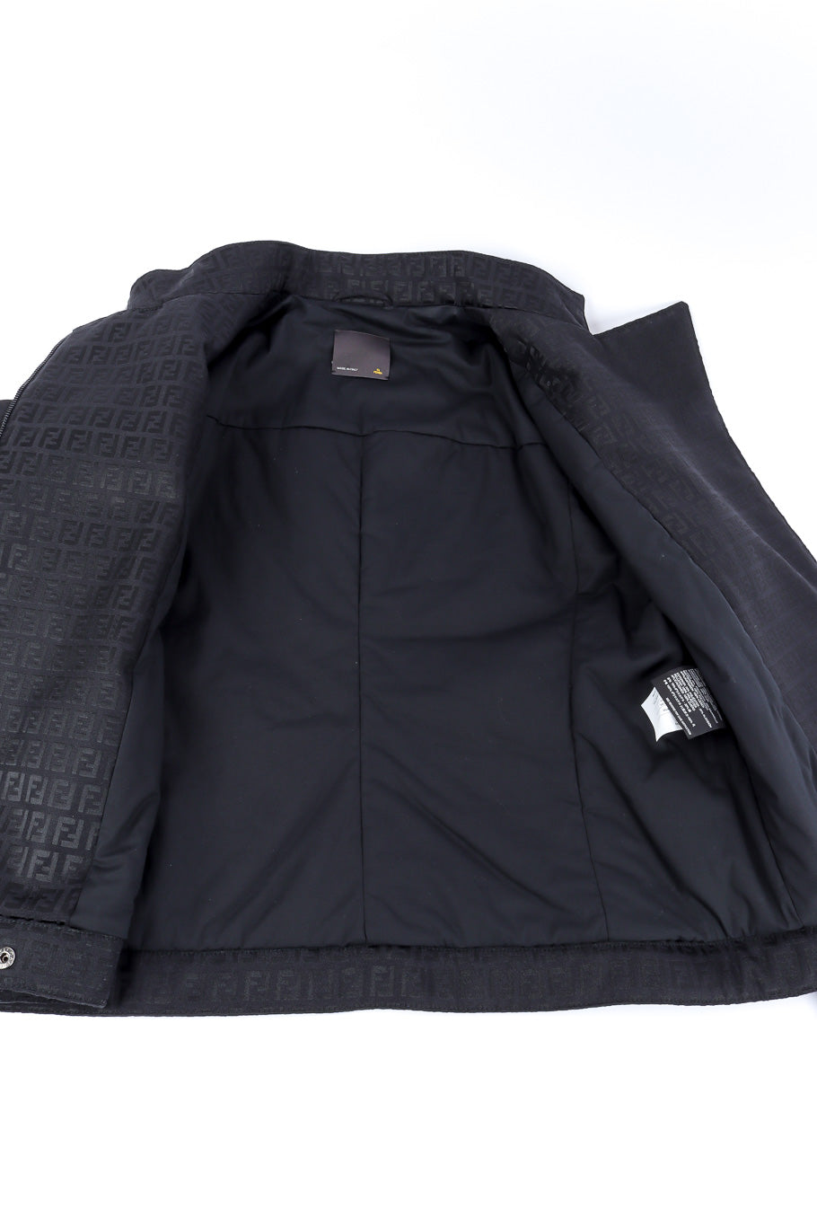 Fendi zucca monogram jacket lining detail @recessla