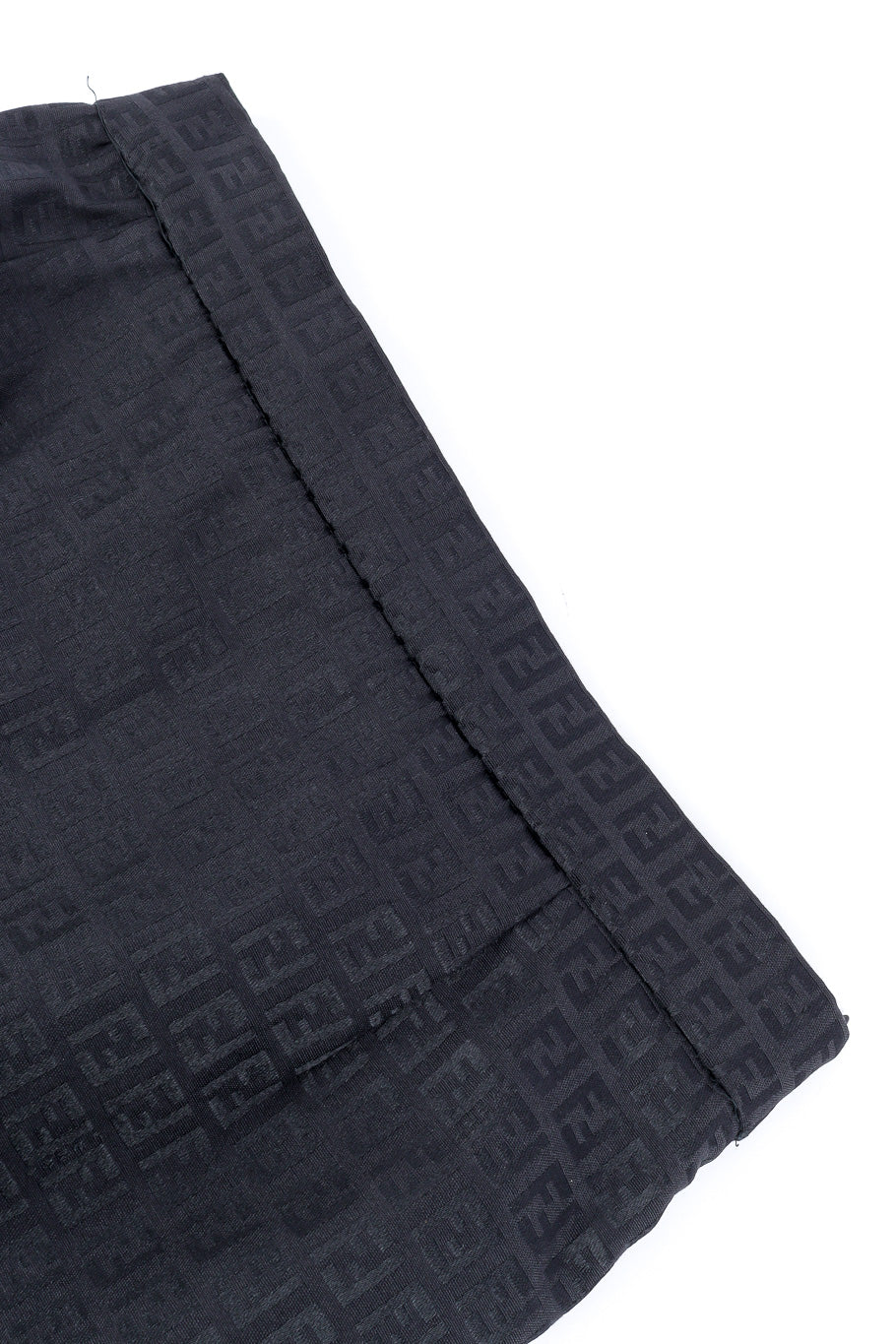 Fendi zucca monogram pencil skirt waistline detail @recessla