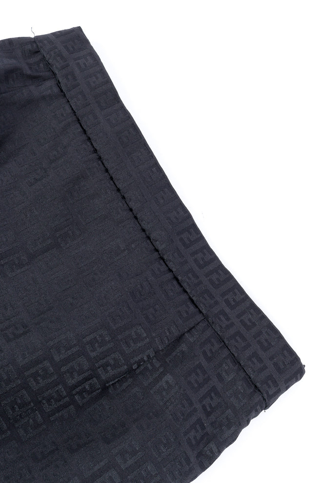 Fendi zucca monogram pencil skirt waistline detail @recessla
