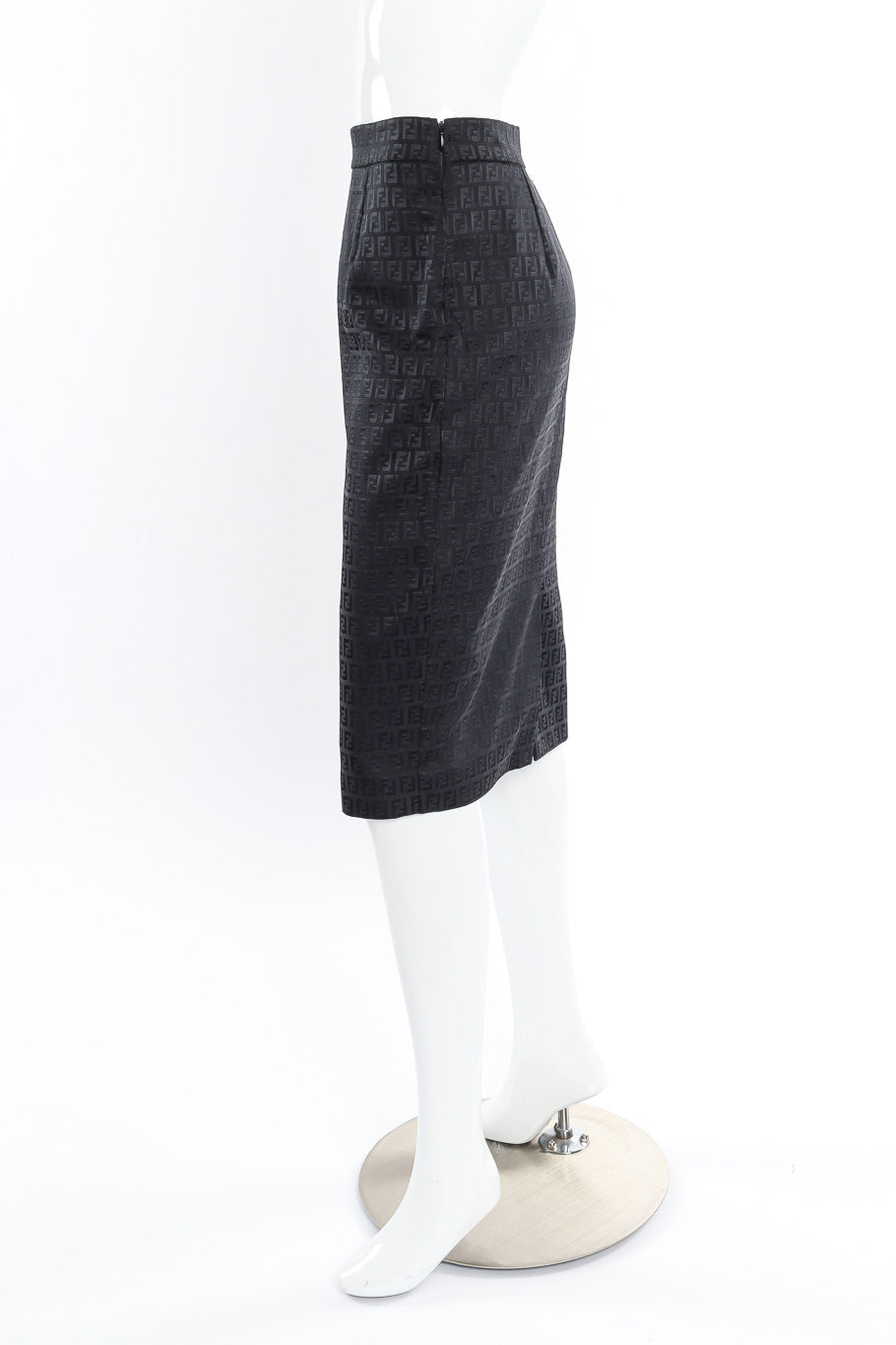 Fendi zucca monogram pencil skirt on mannequin @recessla