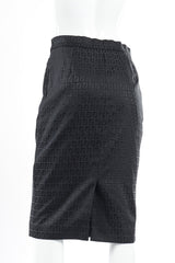 Fendi zucca monogram pencil skirt on mannequin @recessla