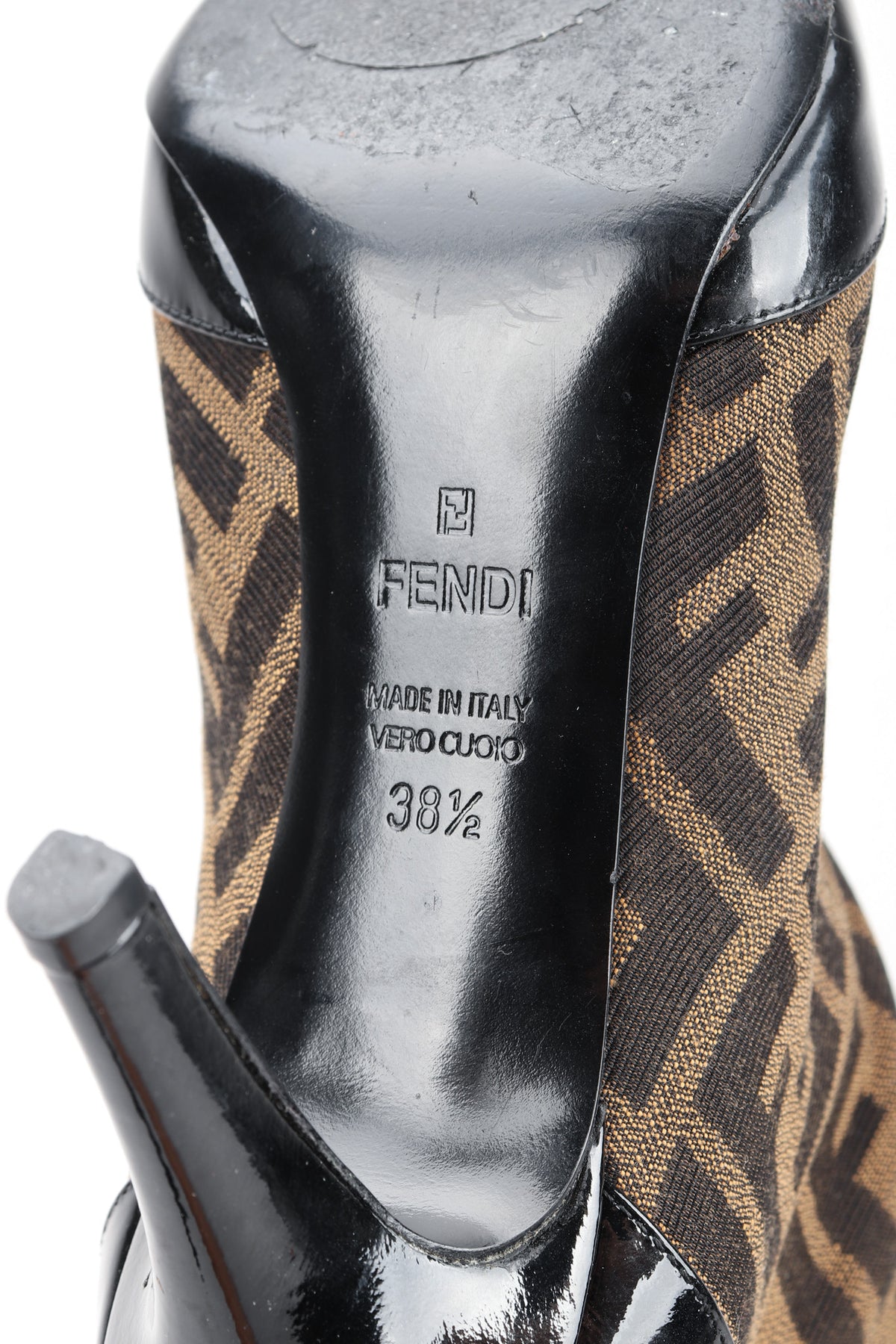 Fendi_Patterned_Brown_Heeled_B