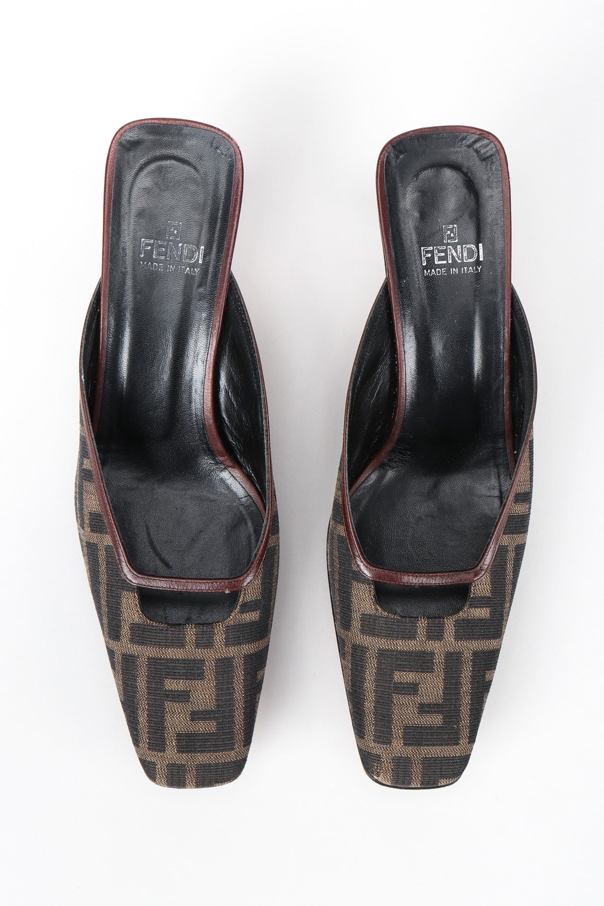 Vintage fendi mules hot sale