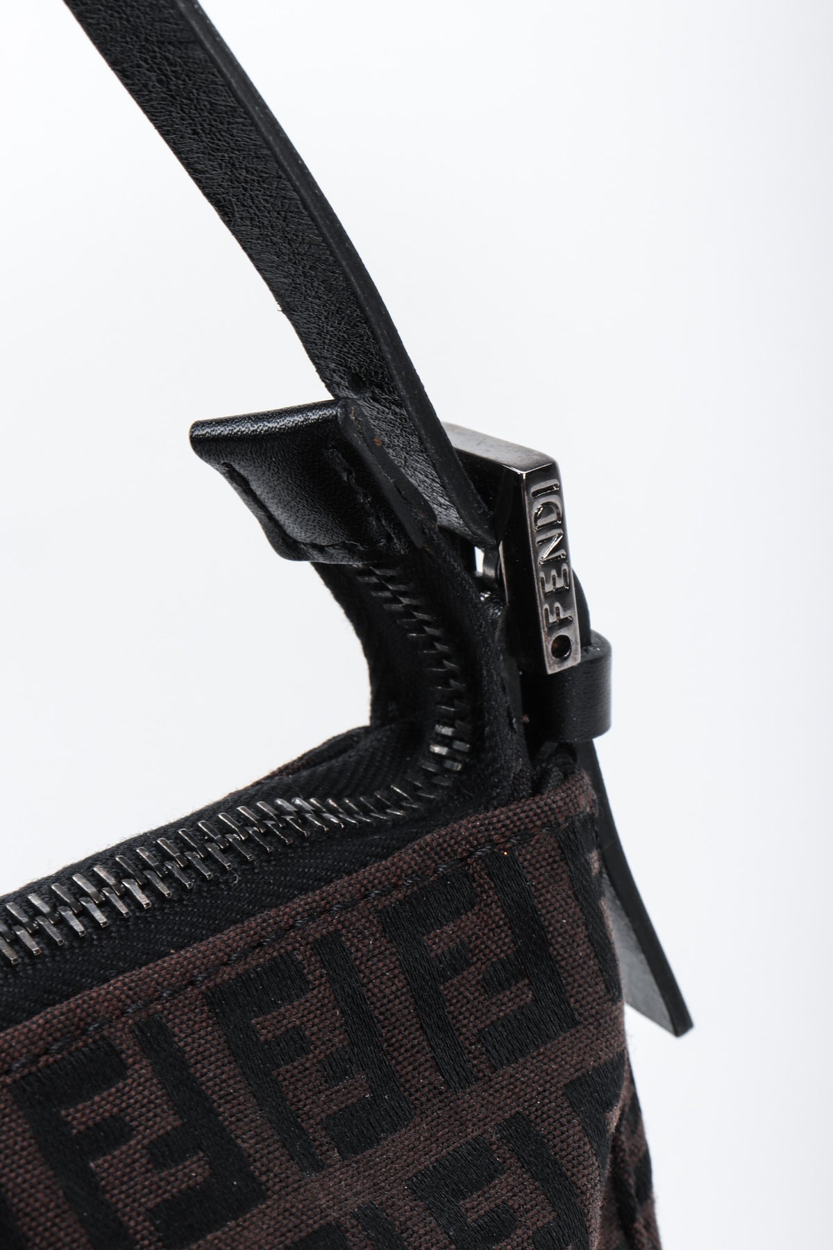 Fendi_Patterned_Dark_Brown_Zip