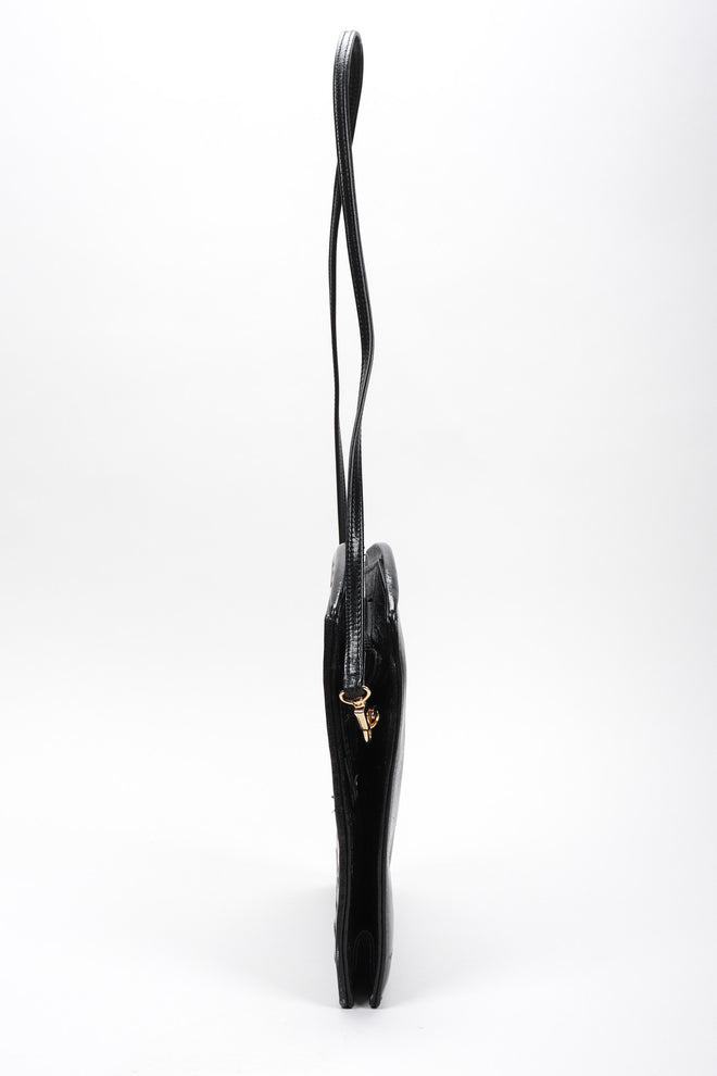 Recess Los Angeles Vintage Fendi Slim Embroidered Leather Shoulder Bag
