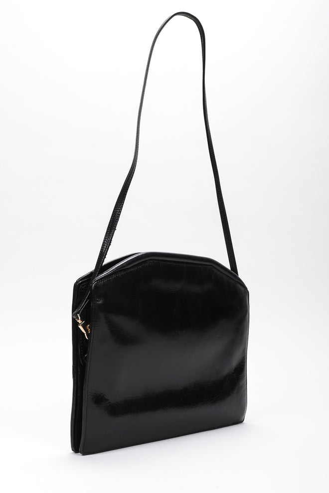 Recess Los Angeles Vintage Fendi Slim Embroidered Leather Shoulder Bag