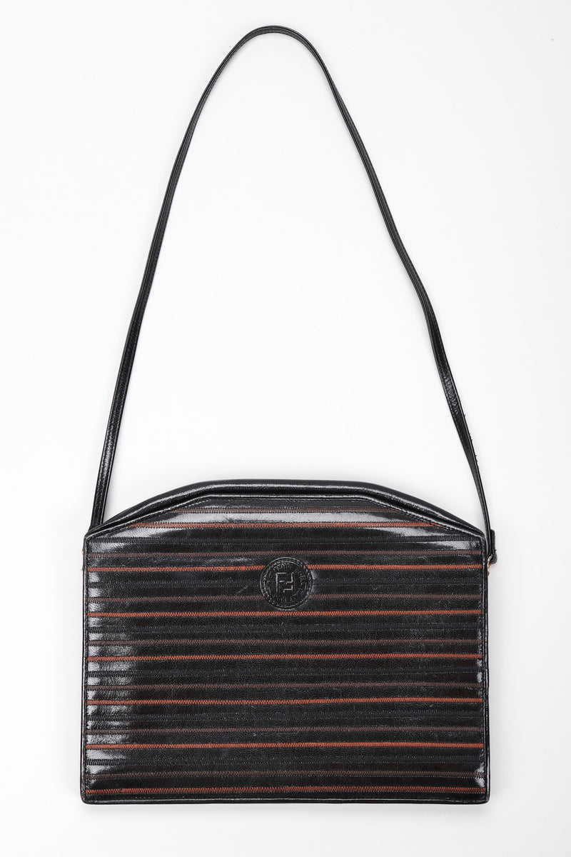 Vintage Fendi Striped Crossbody Bag