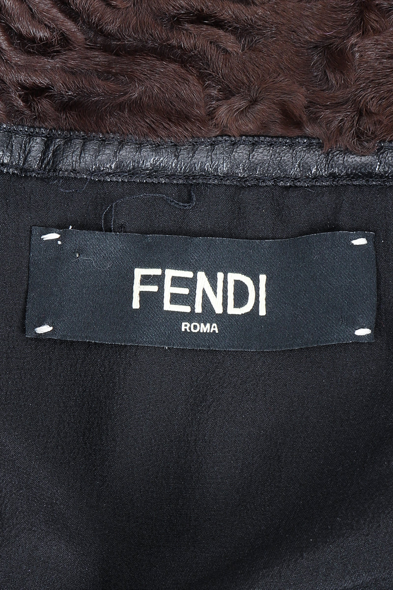 Vintage Fendi Persian Lamb label 