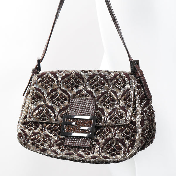 Vintage fendi beaded 2025 baguette