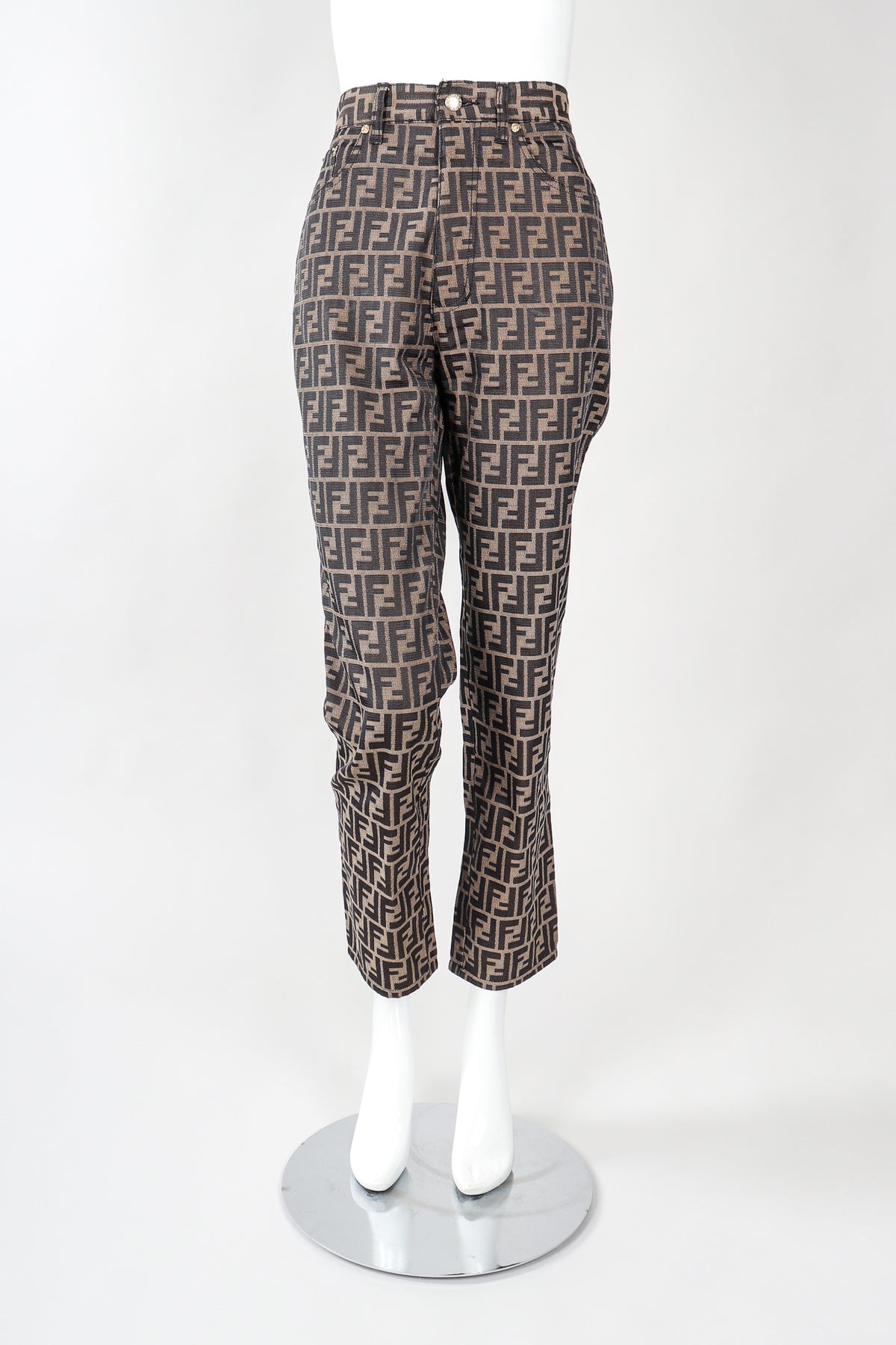 Vintage fendi logo pants hotsell