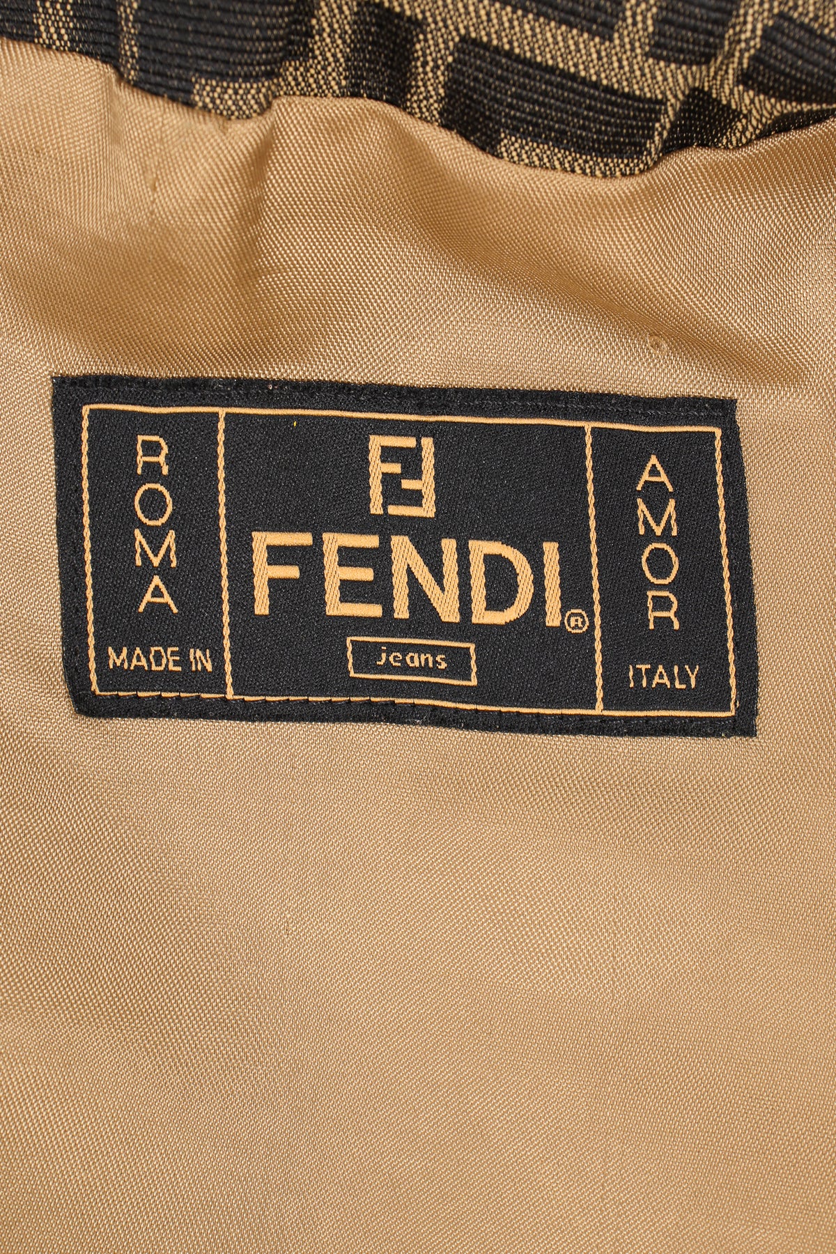 『unisex』tailored jacket ZUCCA　vintage Vintage Fendi Zucca Monogram Zip Swing Jacket – Recess