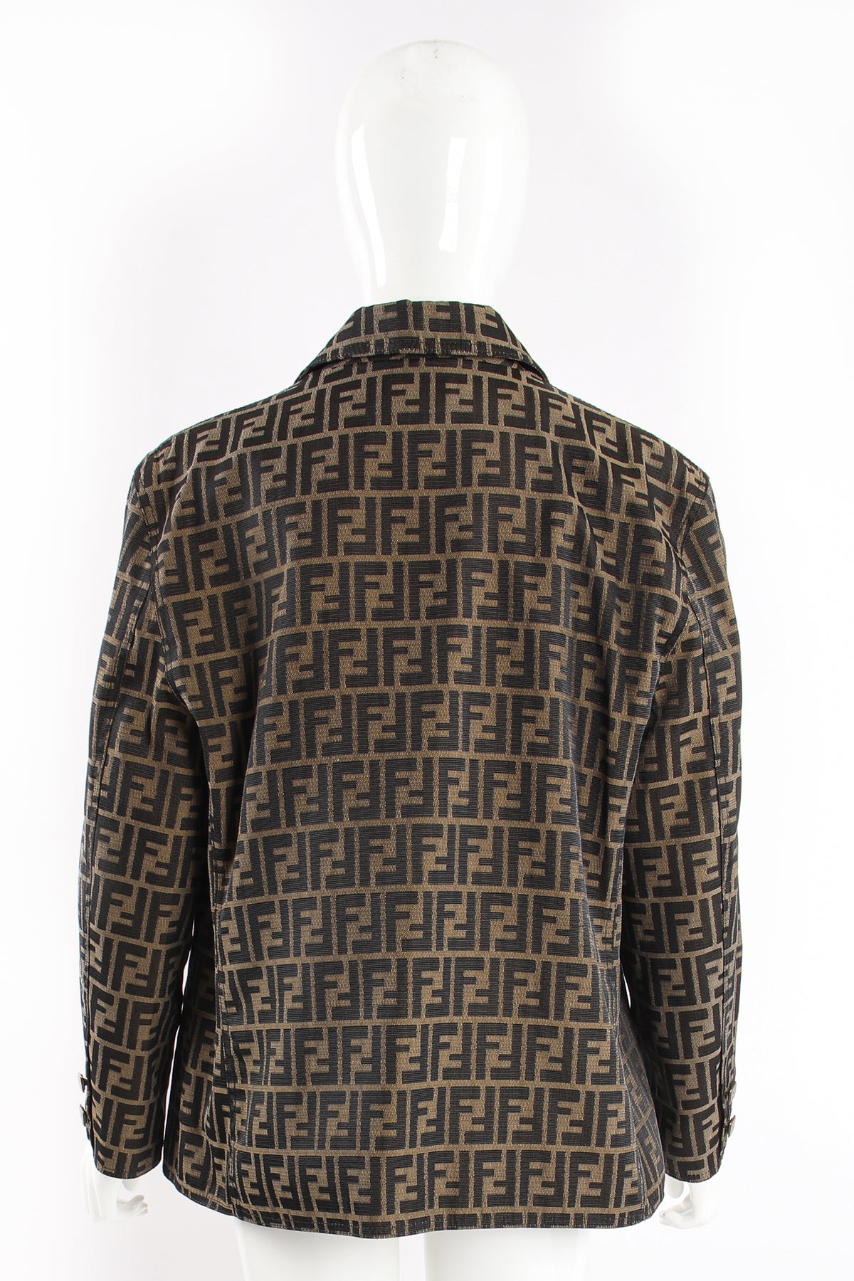 『unisex』tailored jacket ZUCCA　vintage Vintage Fendi Zucca Monogram Canvas Unisex Reversible Coat