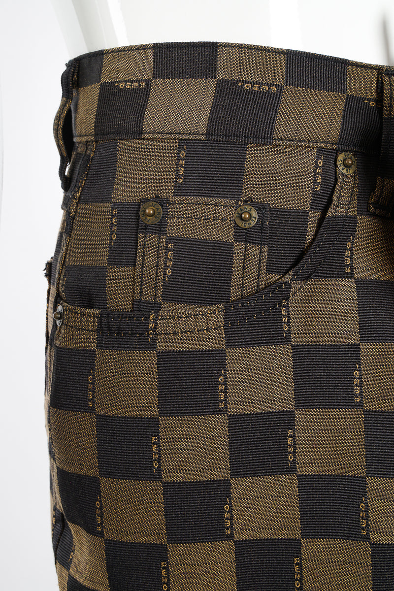Fendi Roma, Bags, Vintage Authentic Fendi Checkered Backpack
