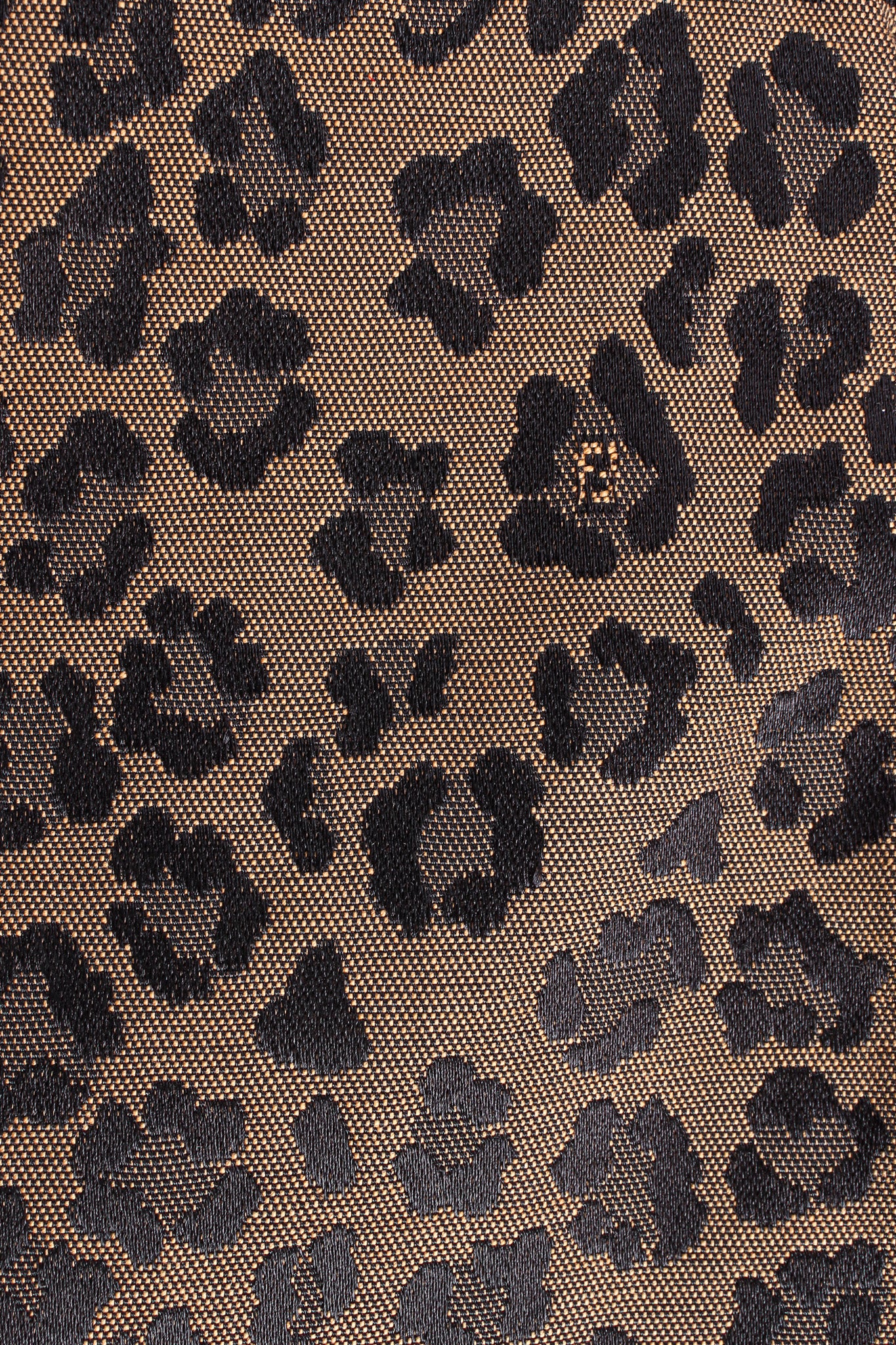 Vintage Fendi Leopard Signed Logo Print Jacket signed leopard print @ Recess LA