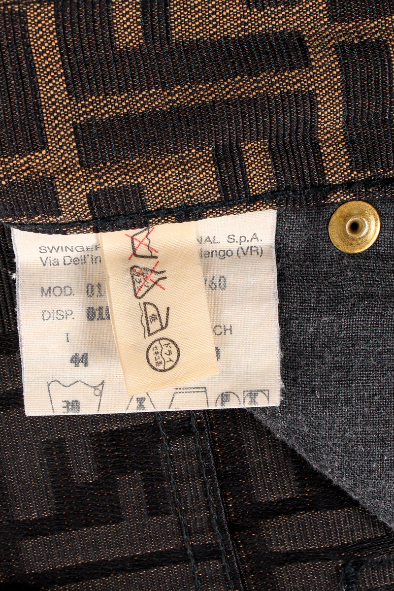 Vintage Fendi Zucca Monogram Crop Jean 28x28 – Recess