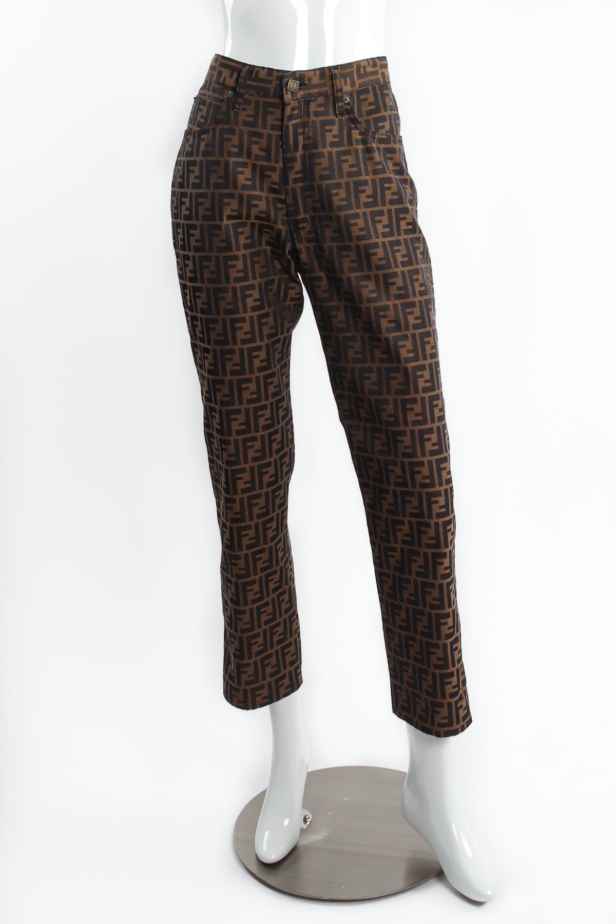 Vintage Fendi Zucca Monogram Crop Jean – Recess