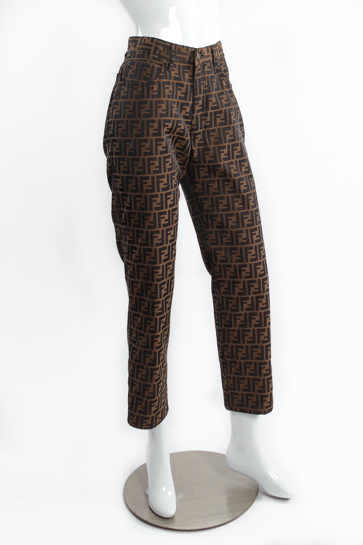 Vintage Fendi Zucca Monogram Crop Jean – Recess