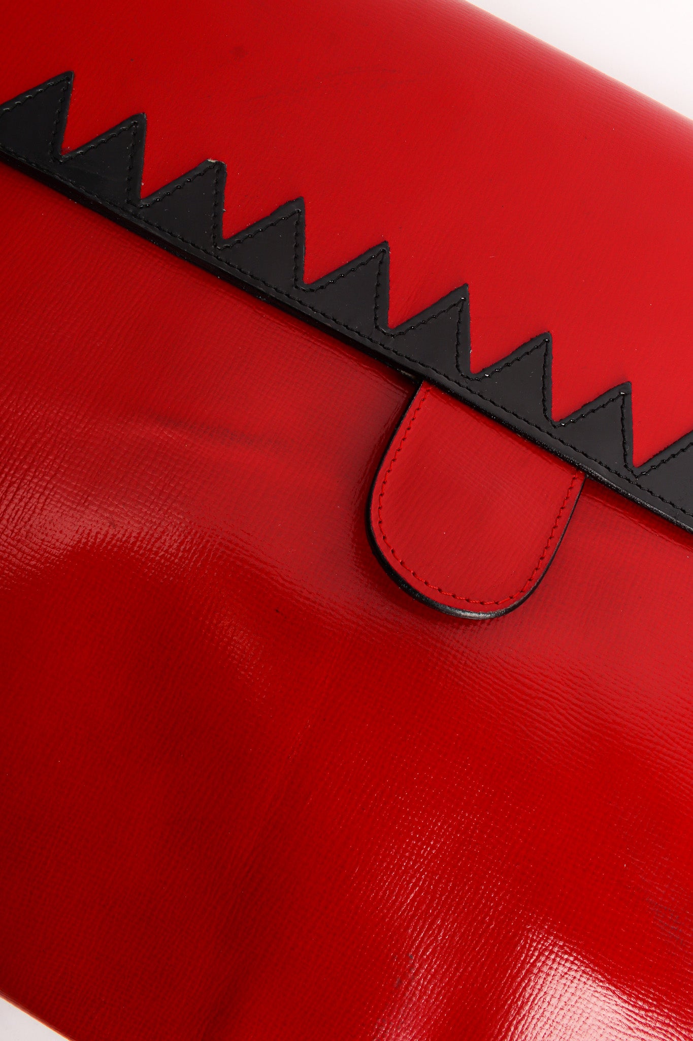 Vintage Fendi for Fendissime Oversized Leather Envelope Bag light black mark @ Recess LA
