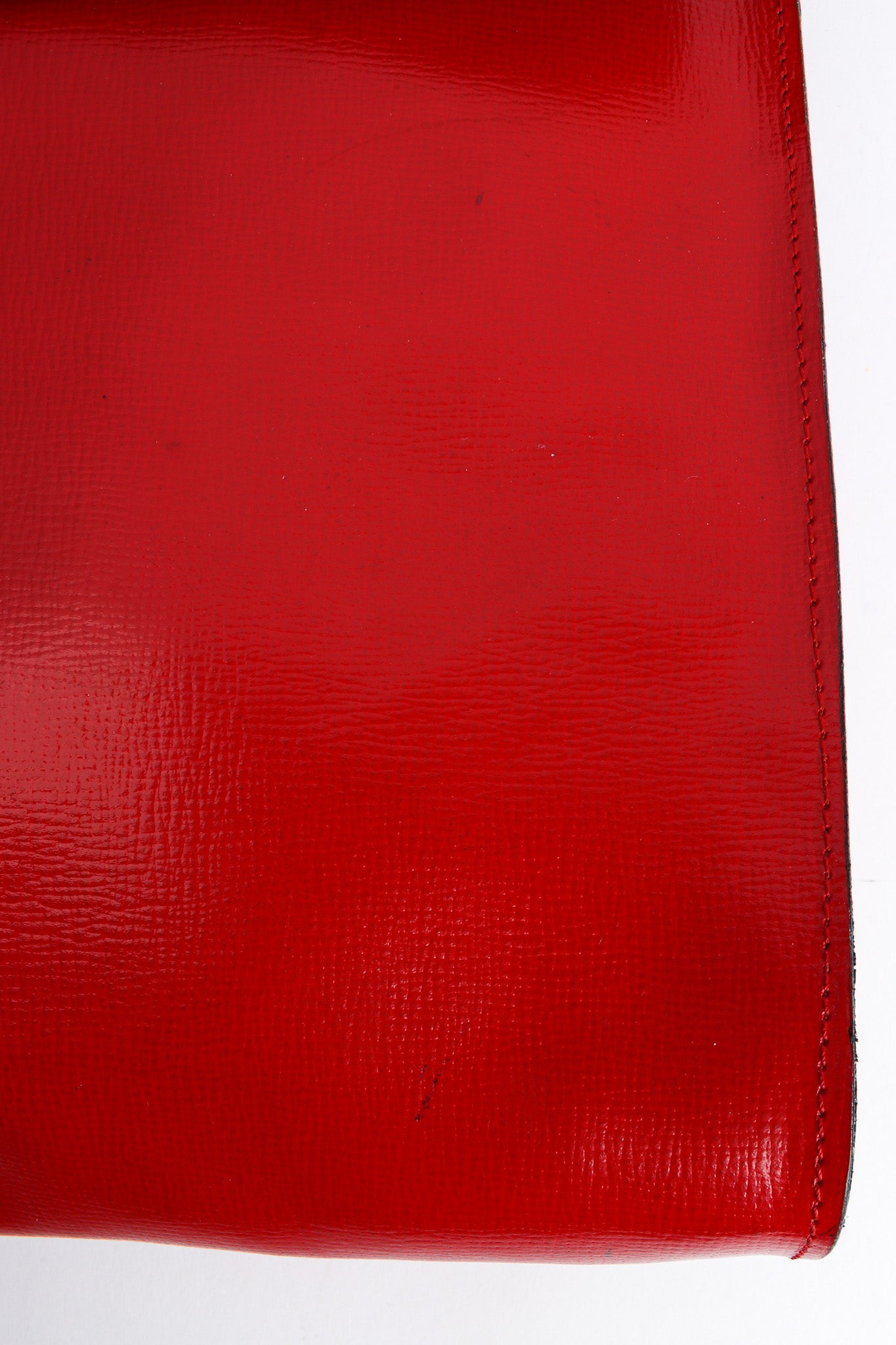 Vintage Fendi for Fendissime Oversized Leather Envelope Bag black scuff mark @ Recess LA
