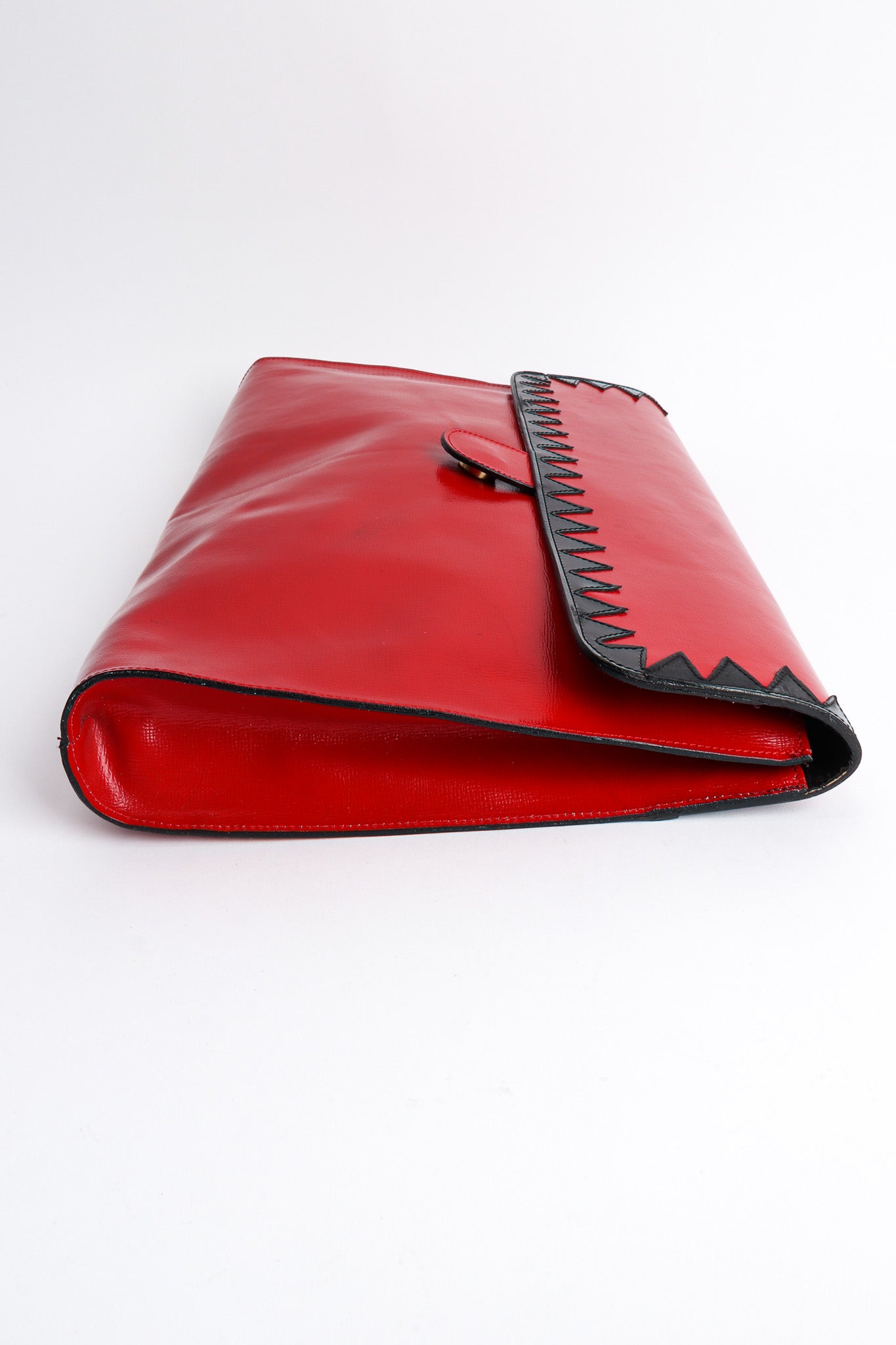 Vintage Fendi for Fendissime Oversized Leather Envelope Bag side @ Recess LA