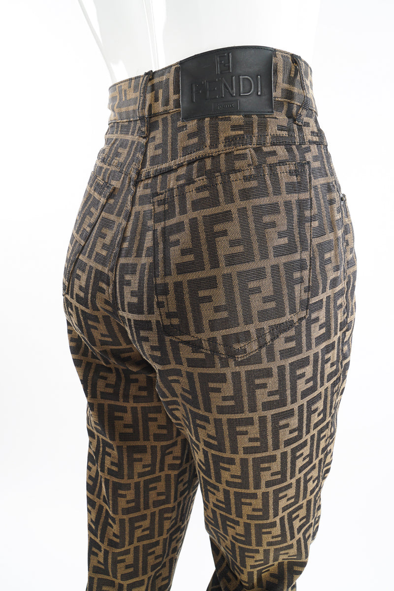 Fendi Monogram Leggings FF Print Size 8