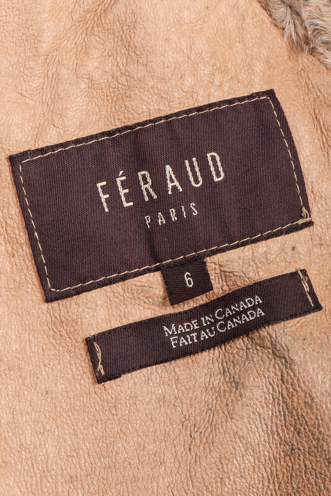 Recess Los Angeles Vintage Louis Feraud Shearling Persian Lamb Fur Coat