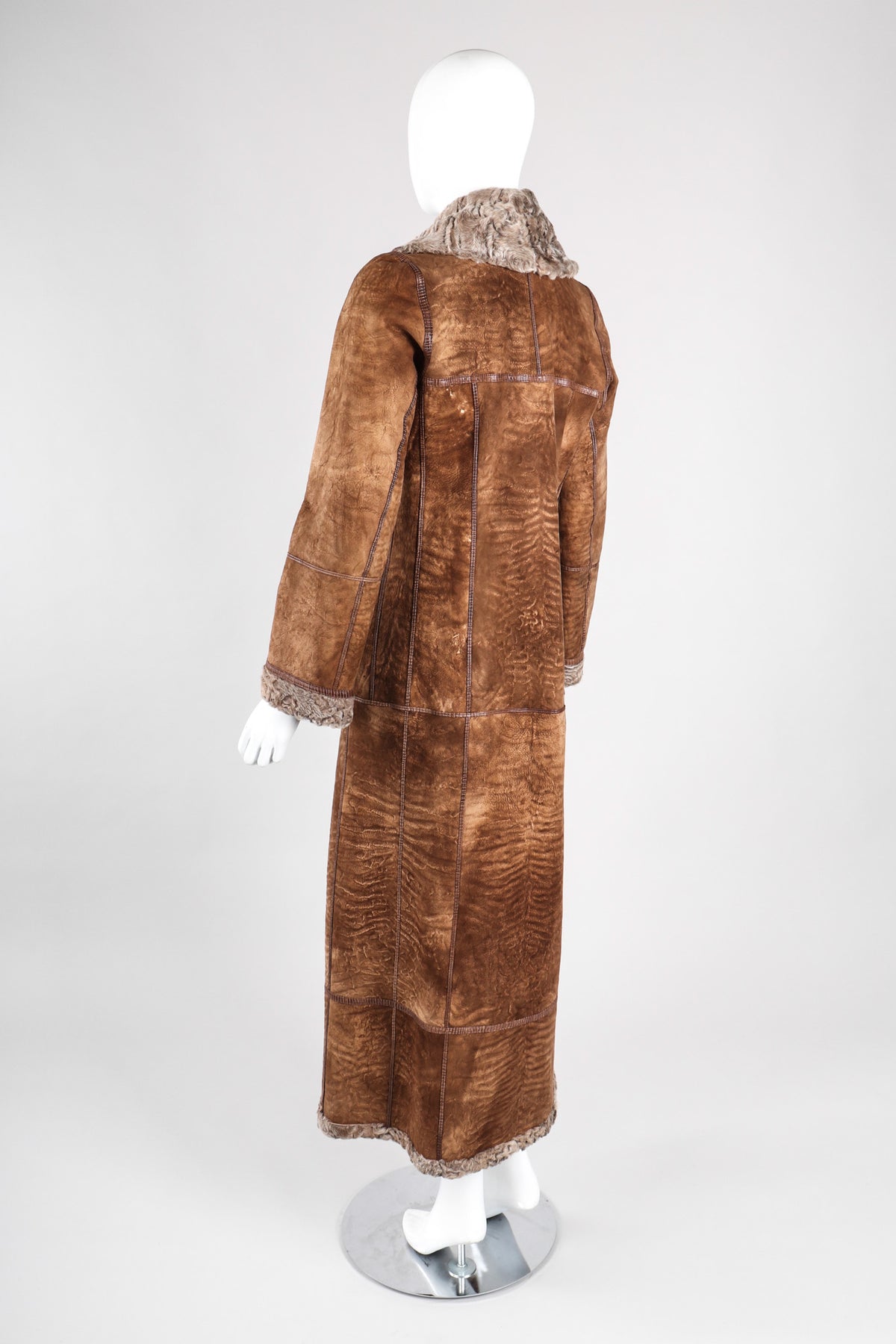 Vintage Louis Feraud Reversible Shearling Persian Lamb Fur Coat