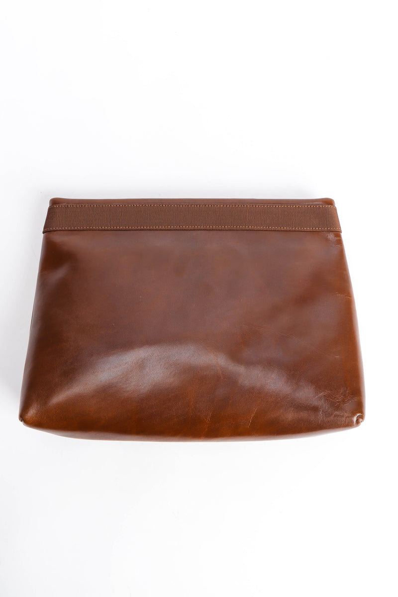 Vintage Ferragamo Leather Shoulder Pouch Bag back @ Recess Los Angeles