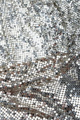 Vintage Anthony Ferrara Silver Metal Mesh 