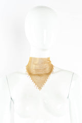 Vintage Ferrara Ring Mesh Crystal Bib Necklace on mannequin @ Recess Los Angeles