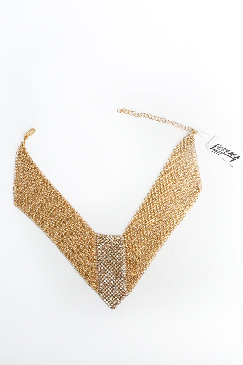 Vintage Anthony Ferrara Swarovski Crystal Pavé Point Collar Necklace at Recess Los Angeles