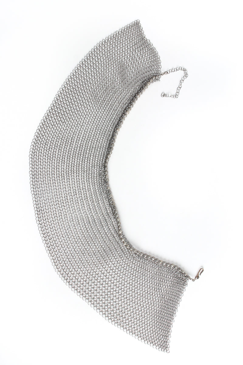 Vintage Anthony Ferrara Pewter Ring Mesh Collar Necklace at Recess Los Angeles