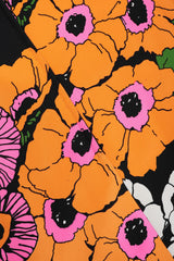 Recess Los Angeles Vintage Fiandaca Technicolor Floral Pop Column Shift Dress