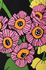 Recess Los Angeles Vintage Fiandaca Technicolor Floral Pop Column Shift Dress