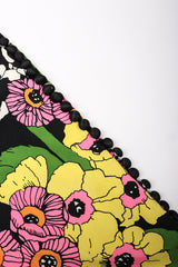 Recess Los Angeles Vintage Fiandaca Technicolor Floral Pop Column Shift Dress