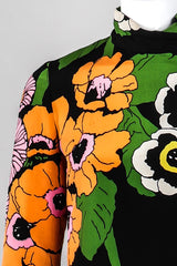 Recess Los Angeles Vintage Fiandaca Technicolor Floral Pop Column Shift Dress
