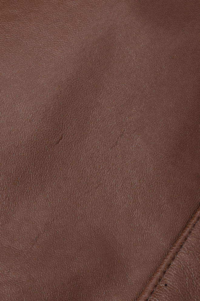 Vintage Firenze Santa Barbara Leather jacket and pant leather scratches