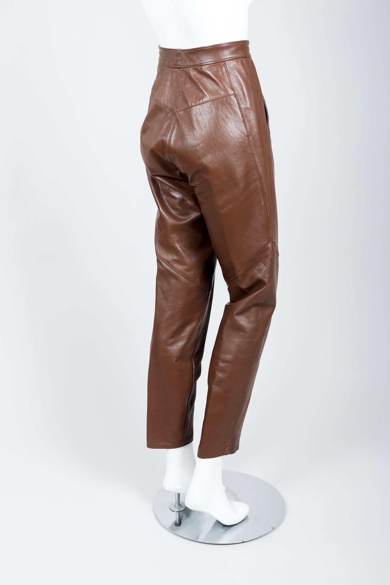 Vintage Firenze Santa Barbara Leather Utility Pant on Mannequin back at Recess